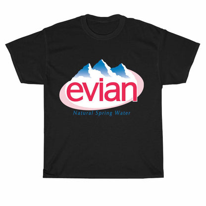 Evian bottled water Logo Men's Unisex T Shirt Size S to 3XL