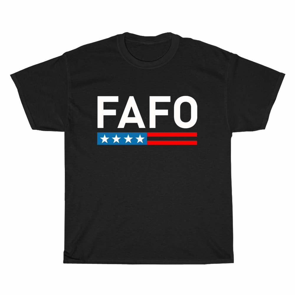 FAFO Fuck Around and Find Out Logo Men's Unisex T Shirt Size S to 3XL