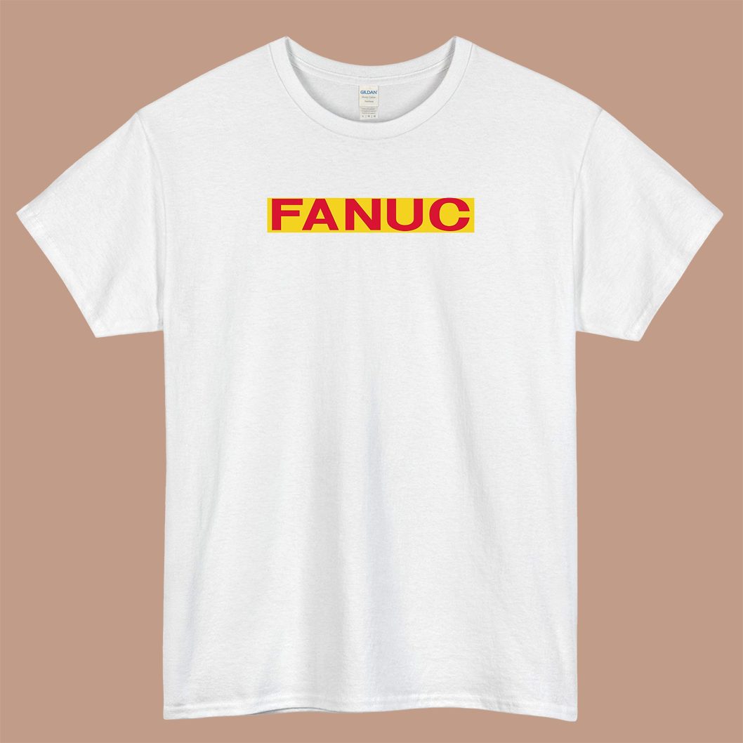 FANUC Logo Mens Unisex Short Sleeve T-Shirt Size S-3XL - P