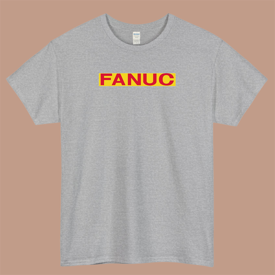FANUC Logo Mens Unisex Short Sleeve T-Shirt Size S-3XL - P