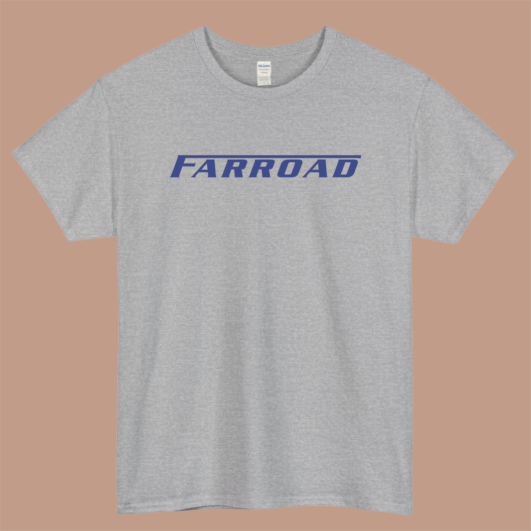 FARROAD Tires Logo Mens Unisex Short Sleeve Gray T-Shirt Size S-3XL