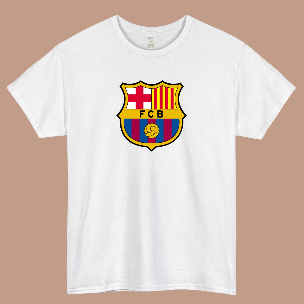 FC Barcelona Logo Mens Unisex Short Sleeve T-Shirt Size S-3XL - P