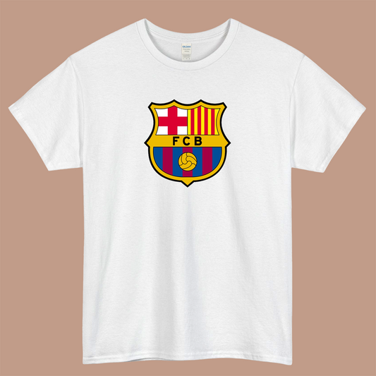 FC Barcelona Logo Mens Unisex Short Sleeve T-Shirt Size S-3XL - P