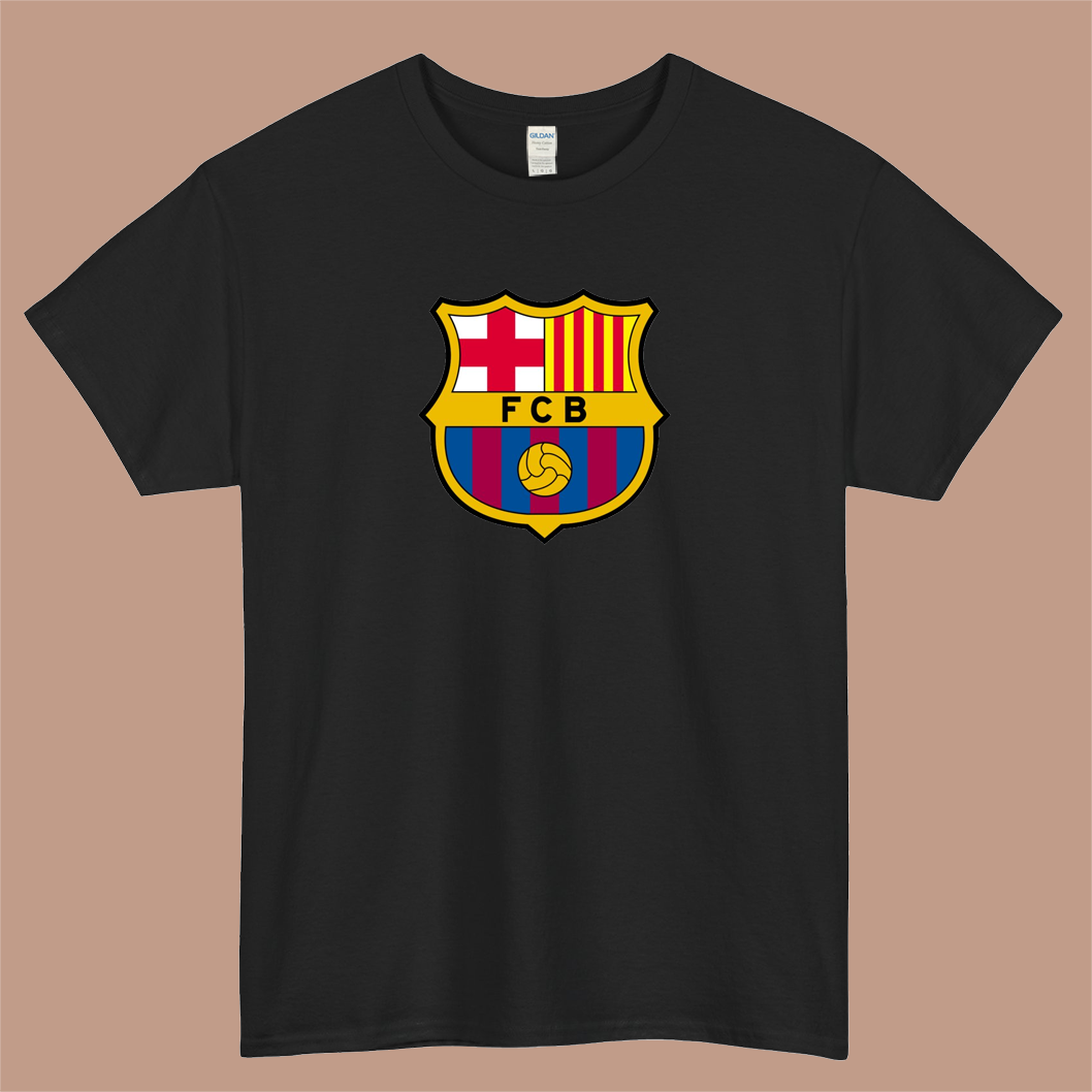 FC Barcelona Logo Mens Unisex Short Sleeve T-Shirt Size S-3XL - P
