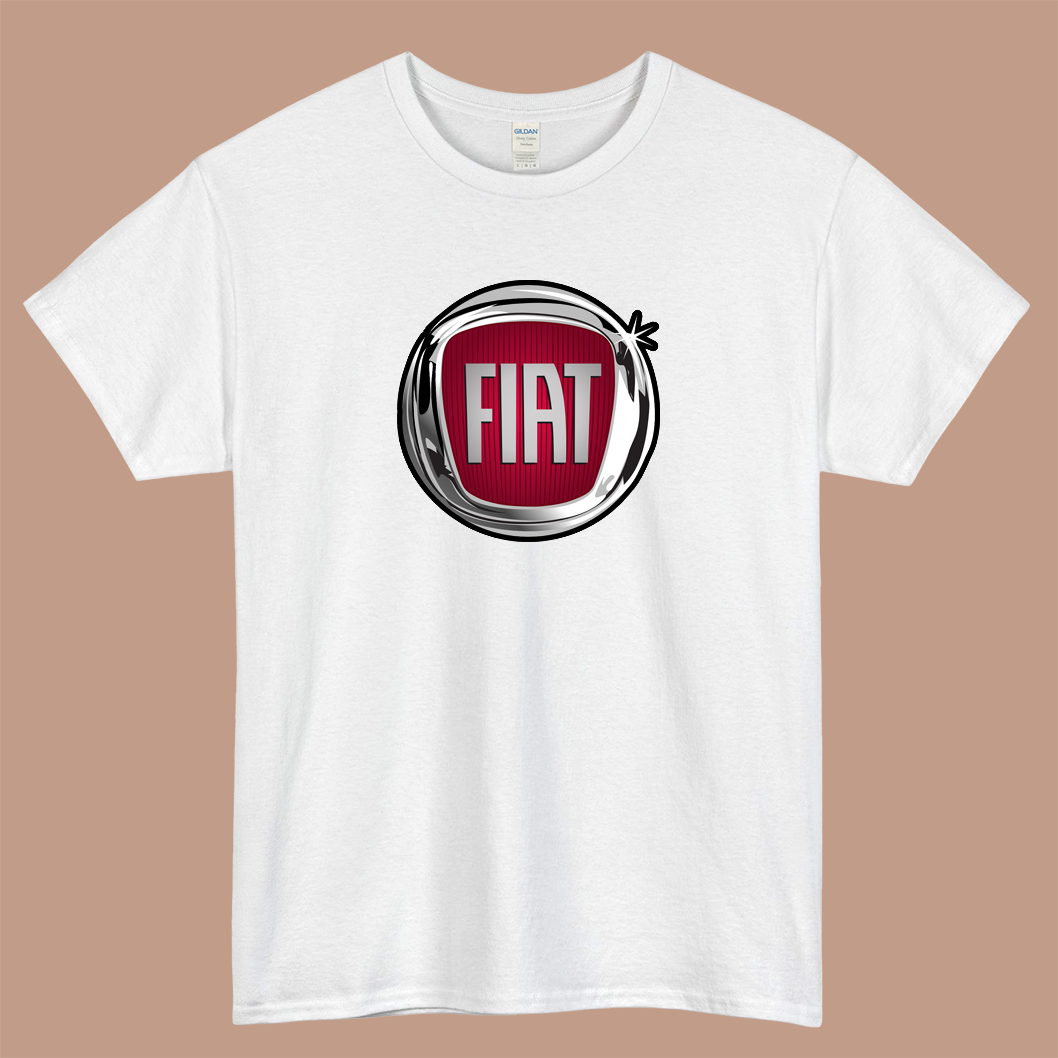 FIAT Logo Mens Unisex Short Sleeve T-Shirt Size S-3XL