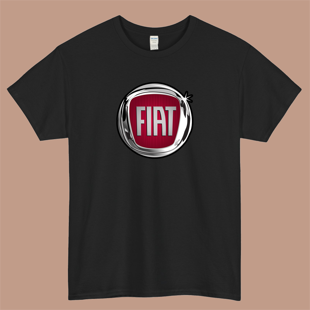 FIAT Logo Mens Unisex Short Sleeve T-Shirt Size S-3XL
