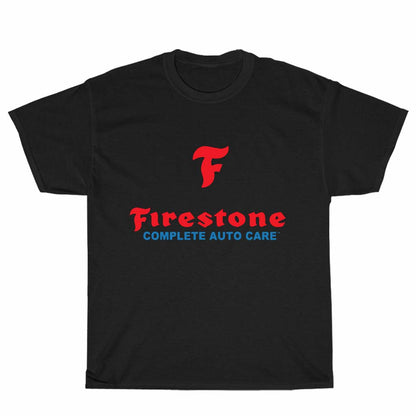 FIRESTONE Complite Auto Care Logo Men's Black T-shirt Logo Unisex Men's T Shirt Size S to 3XL