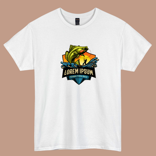 FISHING TOURNAMENT Logo short sleeve t shirt size S-3XL- P