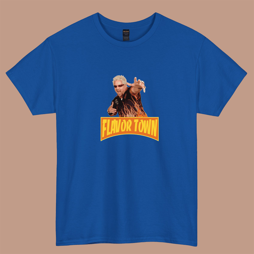 FLAVOR TOWN USA logo short sleeve t shirt S-3XL -P