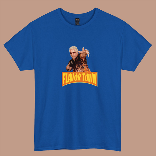 FLAVOR TOWN USA logo short sleeve t shirt S-3XL -P