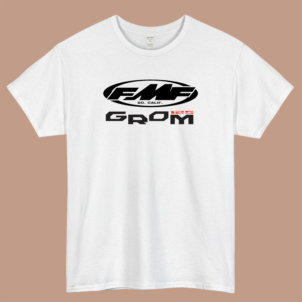 FMF Racing Groolm 125 Logo Mens Unisex Short Sleeve T-Shirt Size S-3XL