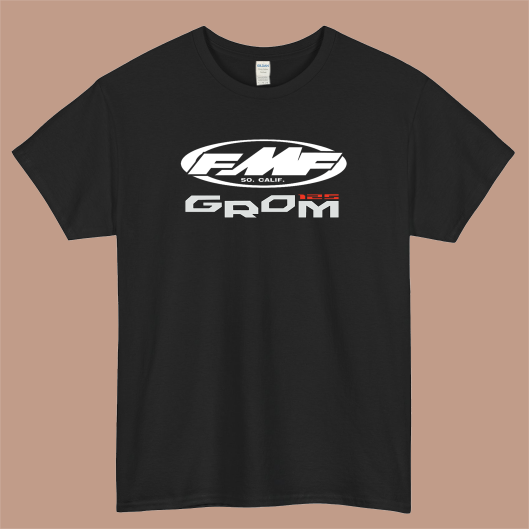 FMF Racing Groolm 125 Logo Mens Unisex Short Sleeve T-Shirt Size S-3XL