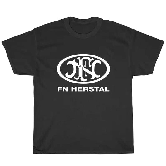 FN Herstal Firearms Guns Logo Men's Unisex T Shirt Size S to 3XL