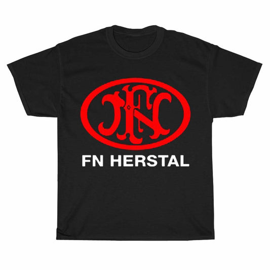 FN Herstal Firearms Guns Logo Men's Unisex T Shirt Size S to 3XL
