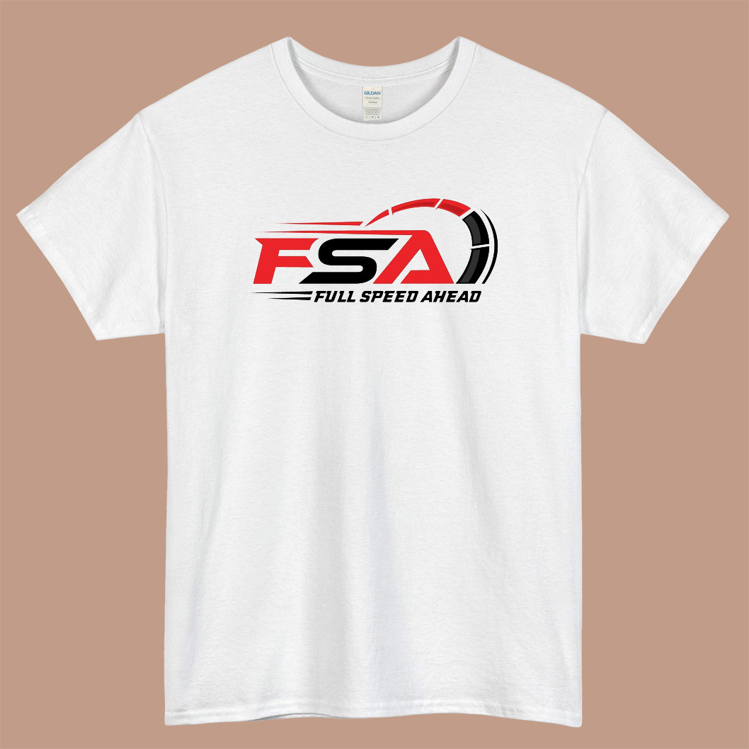 FSA Trucking Logo Mens Unisex Short Sleeve White T-Shirt Size S-3XL