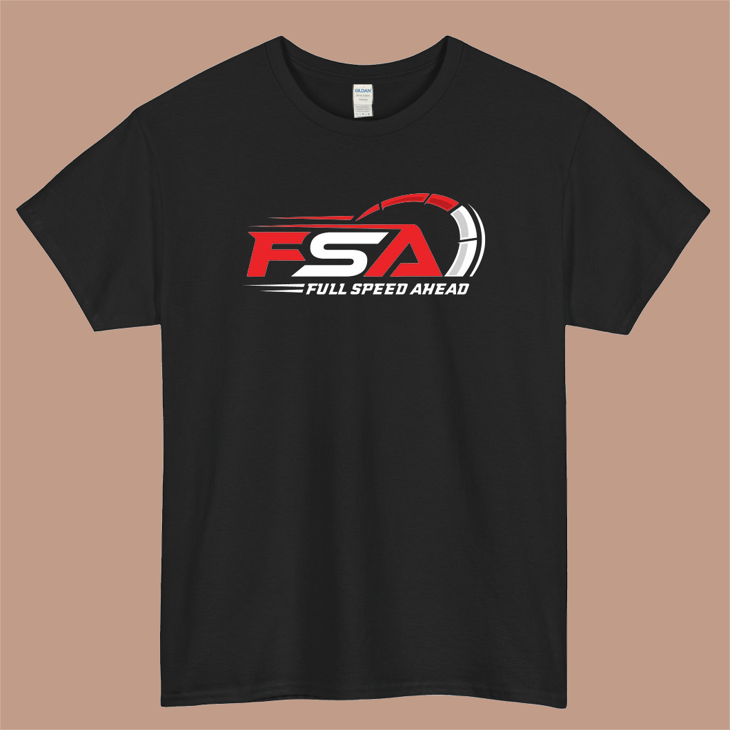 FSA Trucking Logo Mens Unisex Short Sleeve Black T-Shirt Size S-3XL