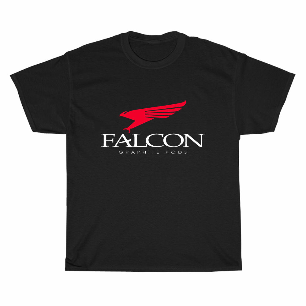 Falcon Graphite Rods Fishing Logo Men's Unisex T Shirt Size S to 3XL