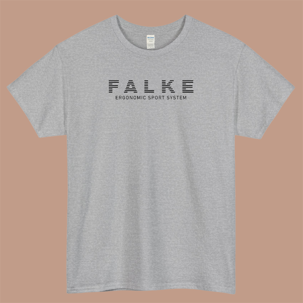 Falke Sport System Logo Mens Unisex Short Sleeve T-Shirt Size S-3XL