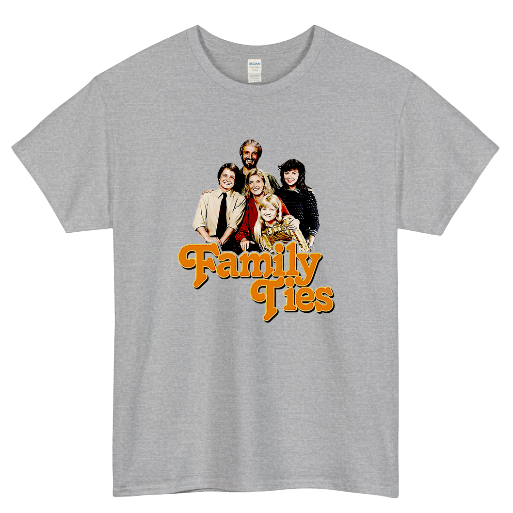 Family Ties Logo Mens Unisex Short Sleeve T-Shirt Size S-3XL - P