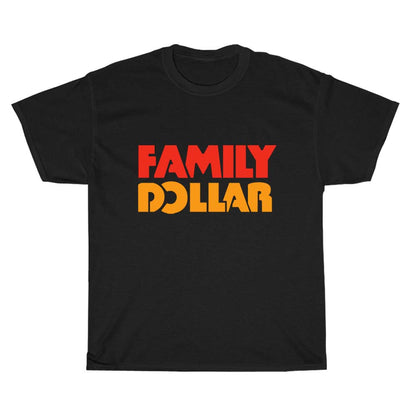 Family Dollar Logo Men's Unisex T Shirt Size S to 3XL