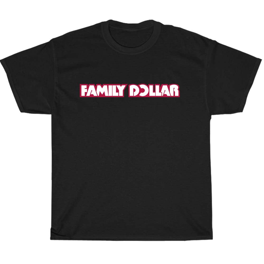 Family Dollar Logo Men's Unisex T Shirt Size S to 3XL