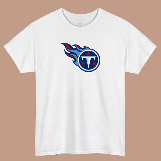 Fan Titans-Tennessee Logo Mens Unisex Short Sleeve T-Shirt Size S-3XL - P