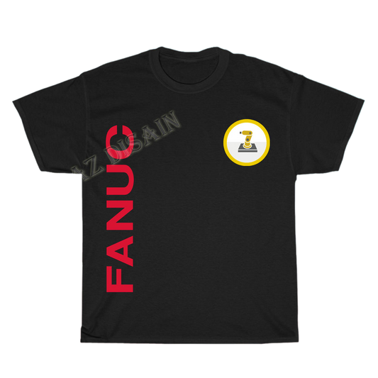 Fanuc Robotics Logo Men's Unisex T Shirt Size S to 3XL