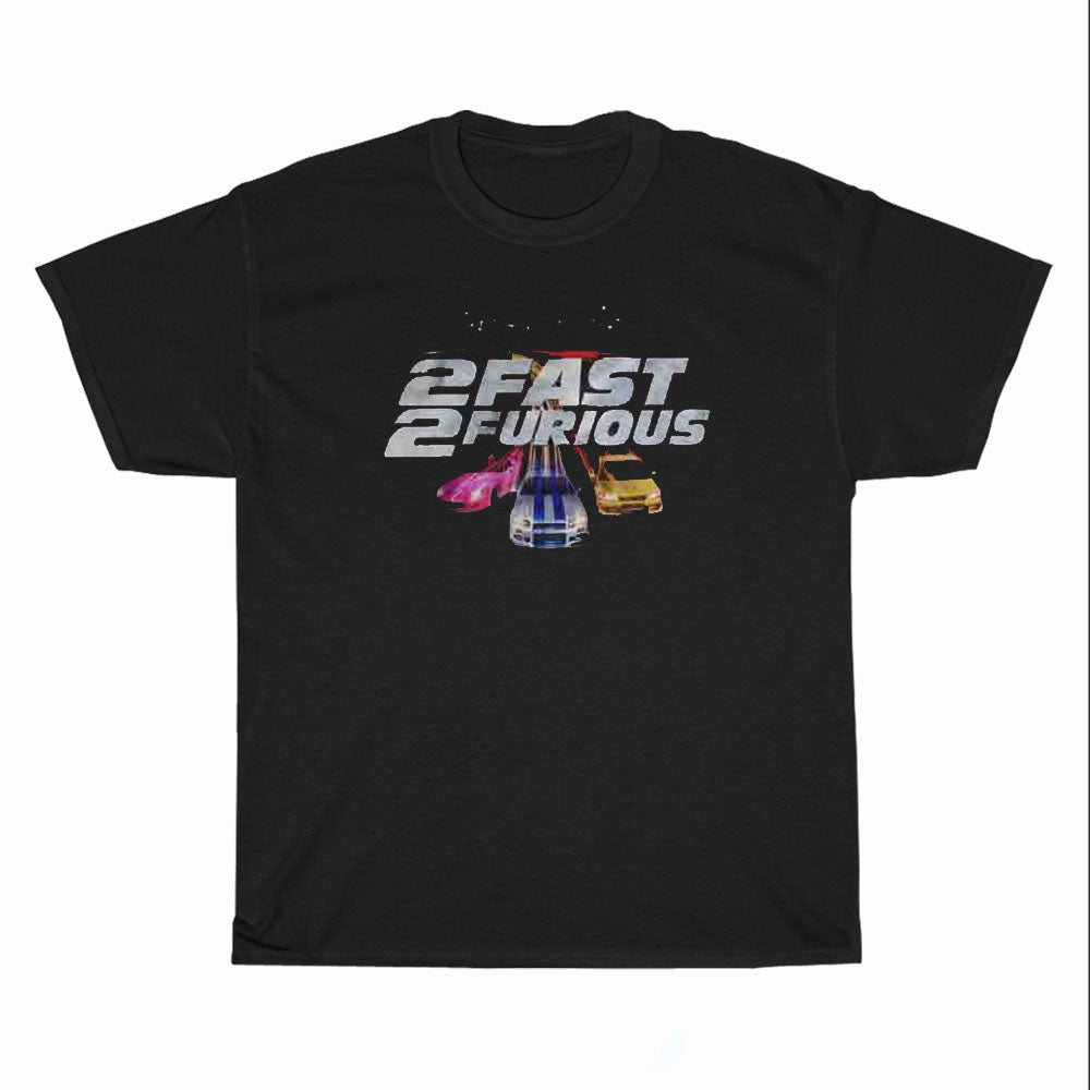 Fast 2 Furious Movie logo Unisex Men's T Shirt Size S to 3XL