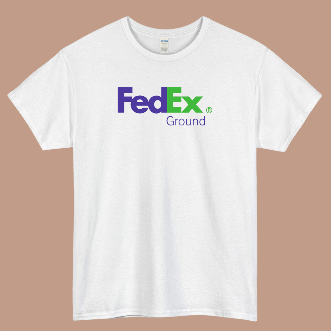 FedEx Ground Logo Mens Unisex Short Sleeve T-Shirt Size S-3XL - P