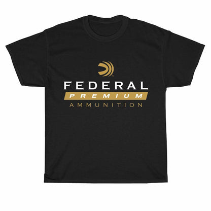 Federal Ammunition Gun Rifle Pistol Ammo Bullet Two logo Men's Unisex T Shirt Size S to 3XL