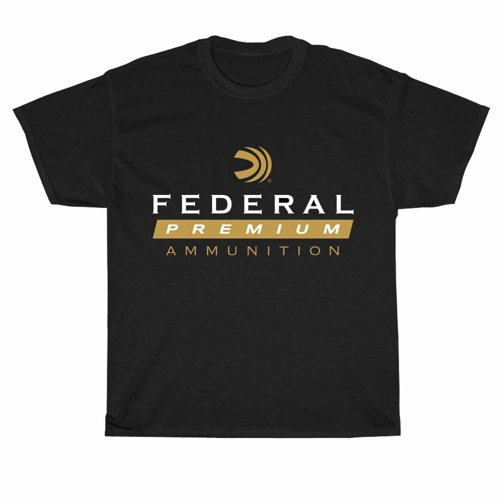 Federal Ammunition Gun Rifle Pistol Ammo Bullet Two logo Men's Unisex T Shirt Size S to 3XL