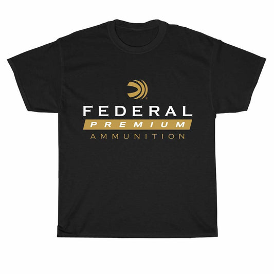 Federal Ammunition Gun Rifle Pistol Ammo Bullet Two logo Men's Unisex T Shirt Size S to 3XL