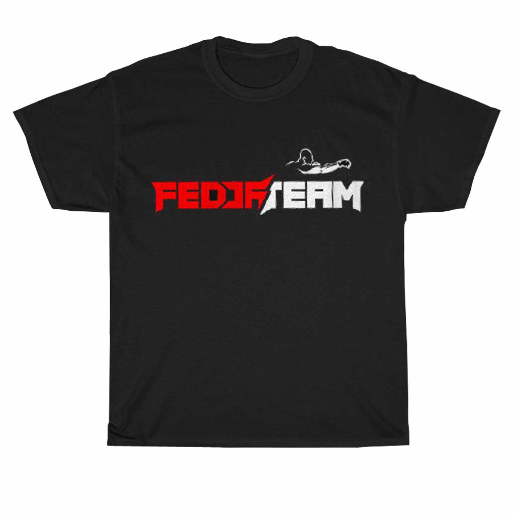 Fedor Fight Team Red Devil MMA logo Men's Unisex T Shirt Size S to 3XL