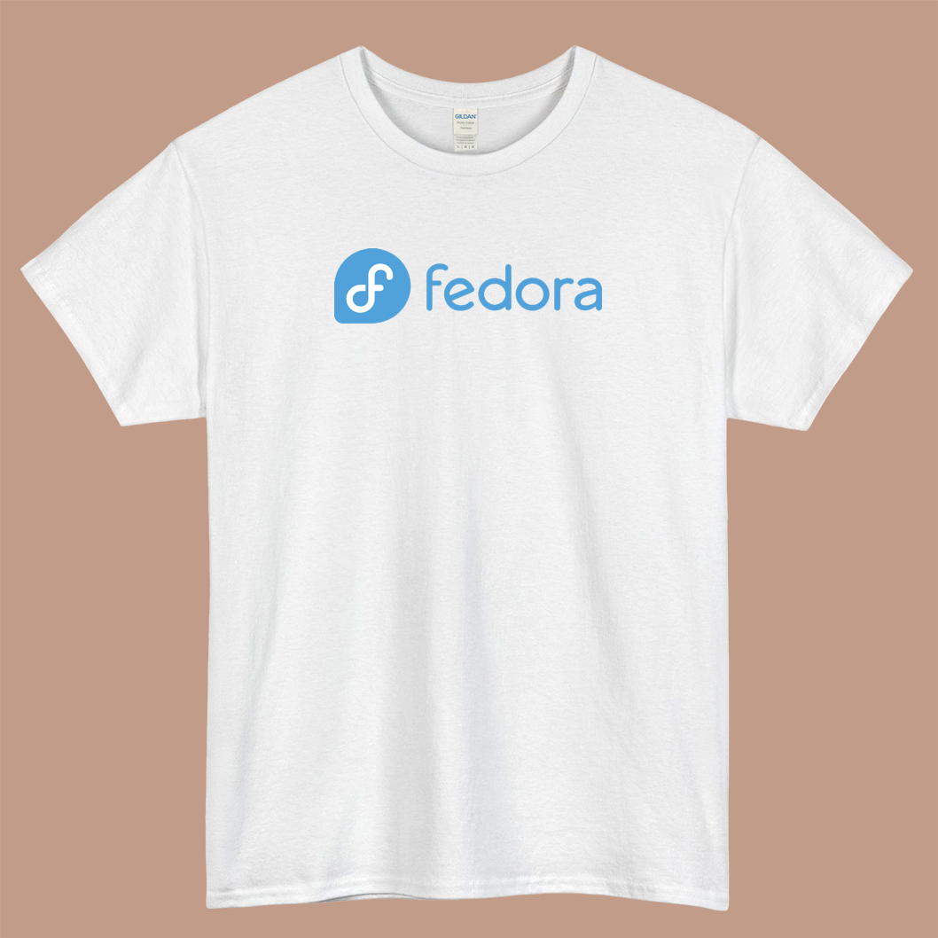 Fedora Linux Logo Mens Unisex Short Sleeve T-Shirt Size S-3XL