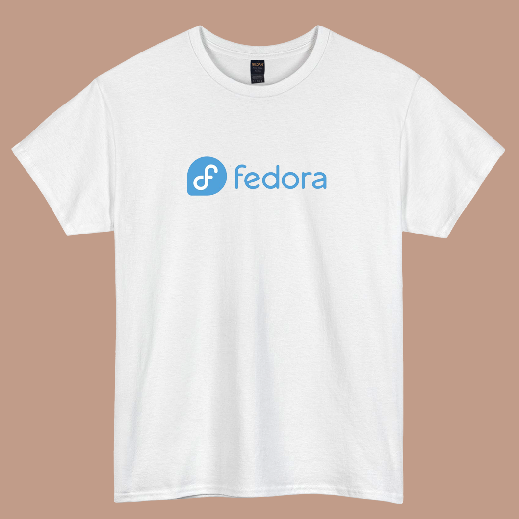 Fedora Linux logo short sleeve t shirt S-3XL -P