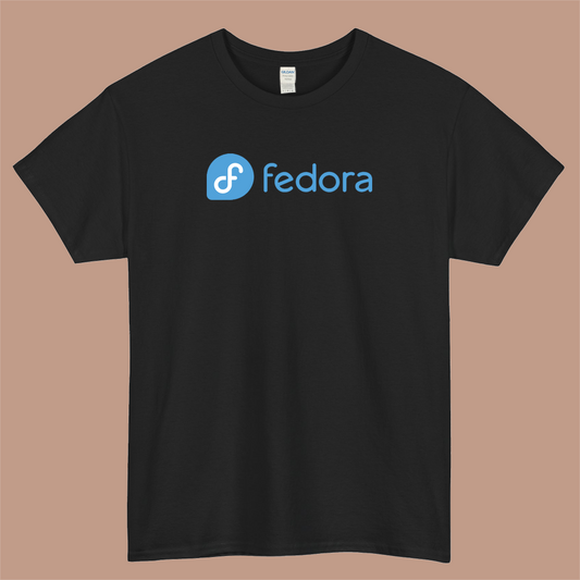 Fedora Linux Logo Mens Unisex Short Sleeve T-Shirt Size S-3XL