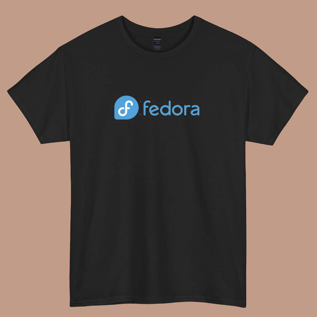 Fedora Linux logo short sleeve t shirt S-3XL -P