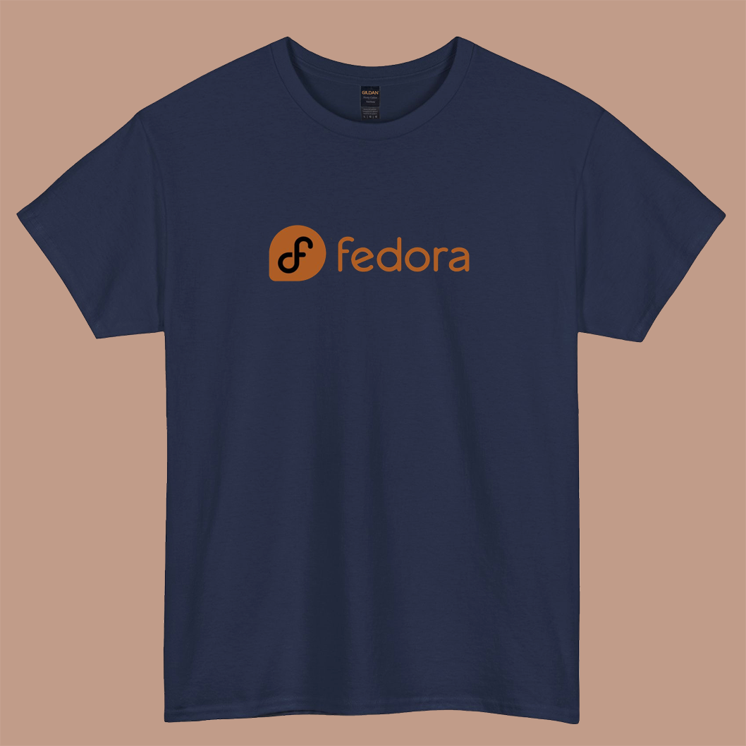 Fedora Linux logo short sleeve t shirt S-3XL -P