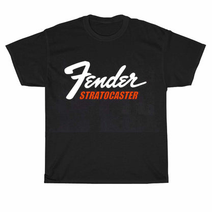 Fender stratocaster logo Men's Unisex T Shirt Size S to 3XL