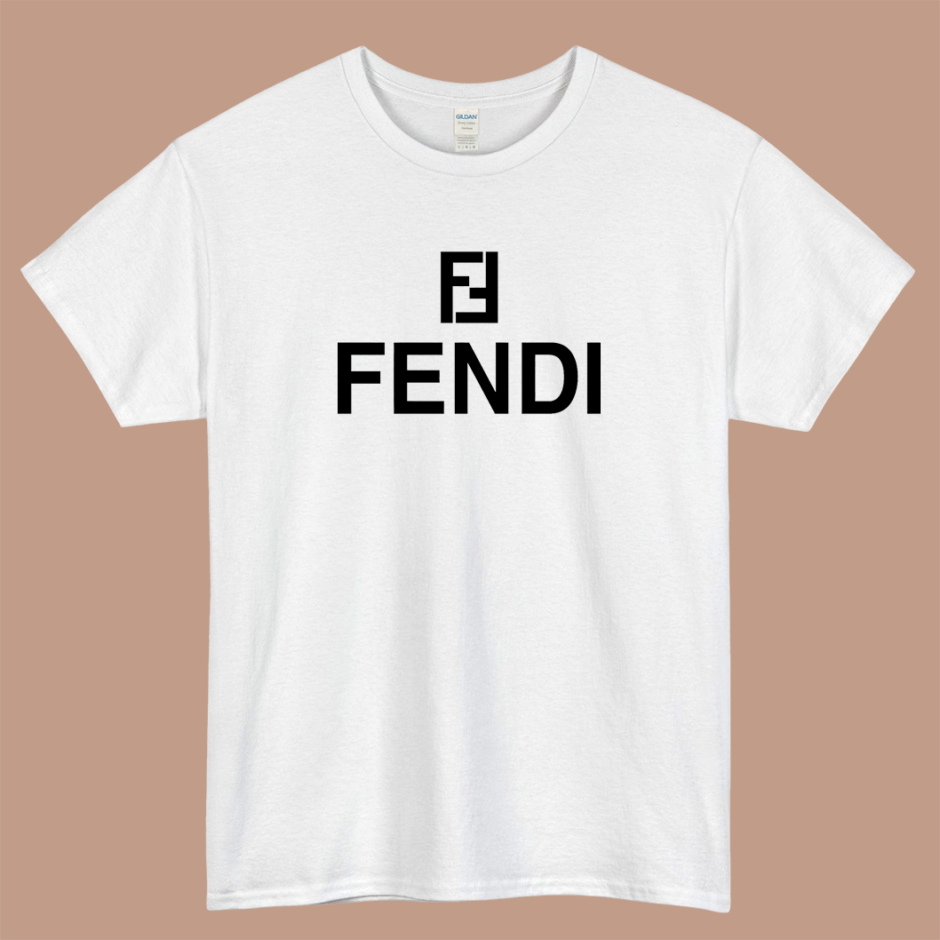 Fendi Logo Mens Unisex Short Sleeve T-Shirt Size S-3XL