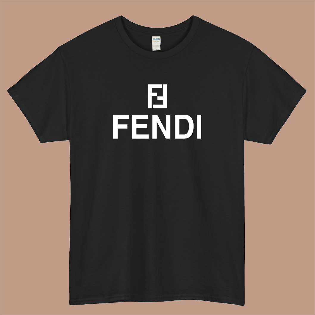 Fendi Logo Mens Unisex Short Sleeve T-Shirt Size S-3XL