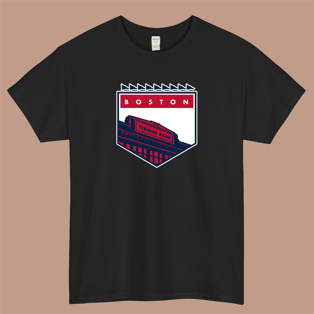 Fenway Park Logo Mens Unisex Short Sleeve T-Shirt Size S-3XL - P