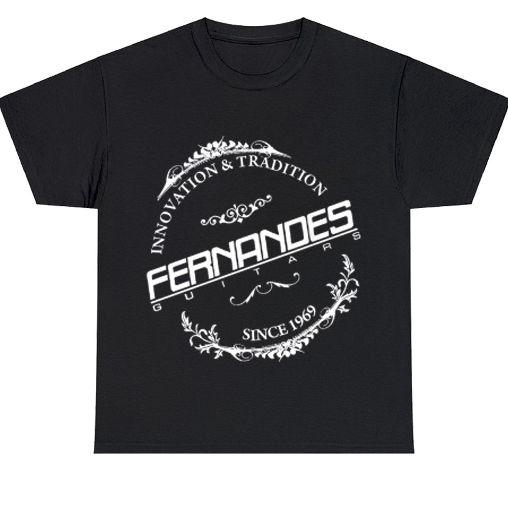 Fernandes Guitar Since 1969 Logo Men's Unisex T Shirt Size S to 3XL