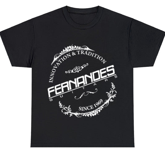 Fernandes Guitar Since 1969 Logo Men's Unisex T Shirt Size S to 3XL