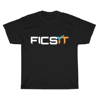 Ficsit Logo Men's Unisex T Shirt Size S to 3XL