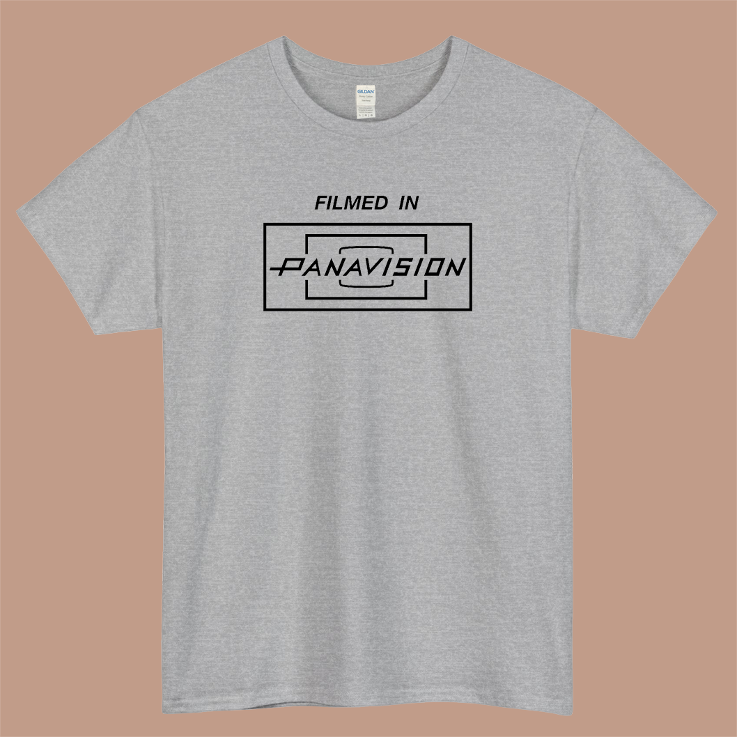 Filmed In Panavision Logo Mens Unisex Short Sleeve T-Shirt Size S-3XL - P