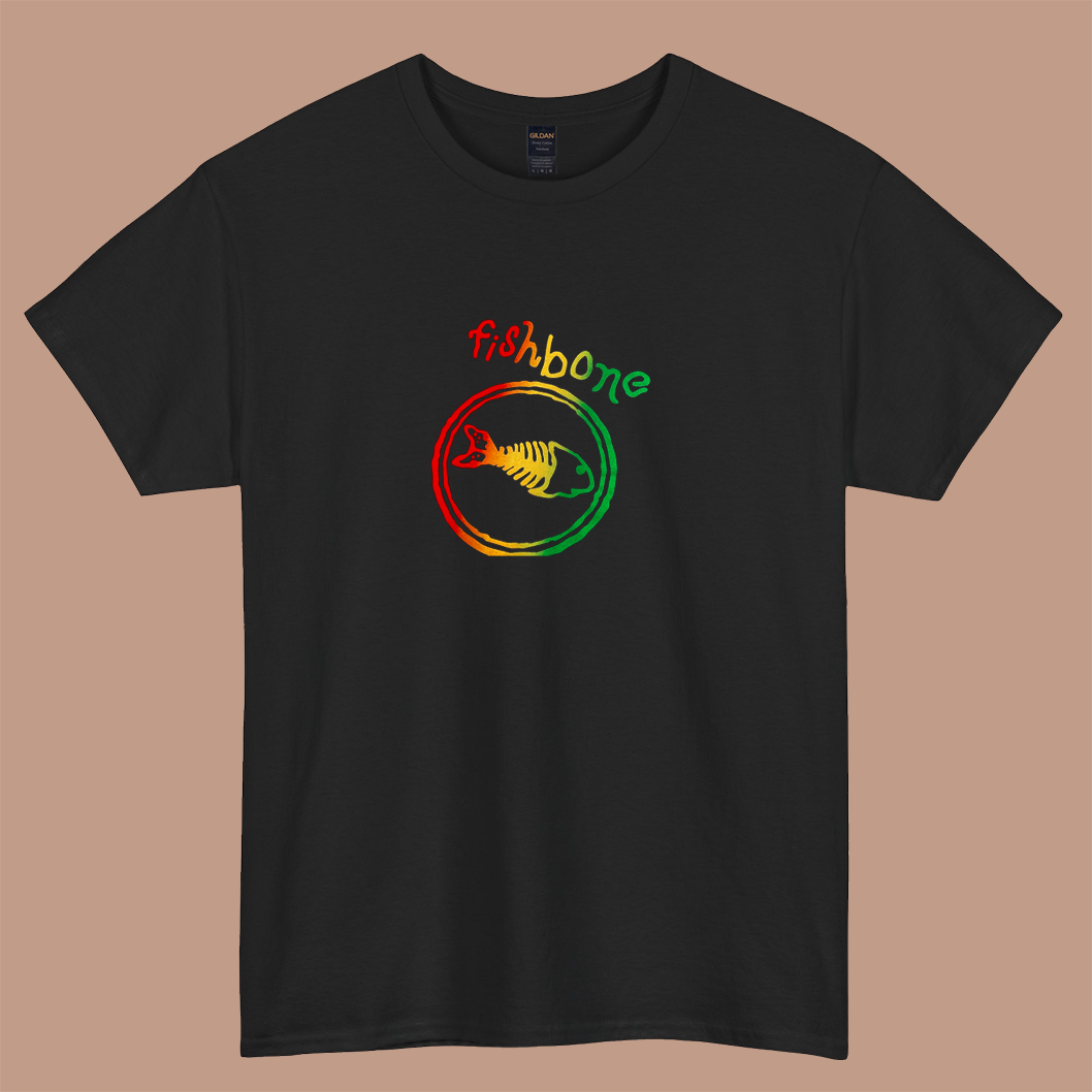Fishbone logo short sleeve t shirt size S-3XL- P