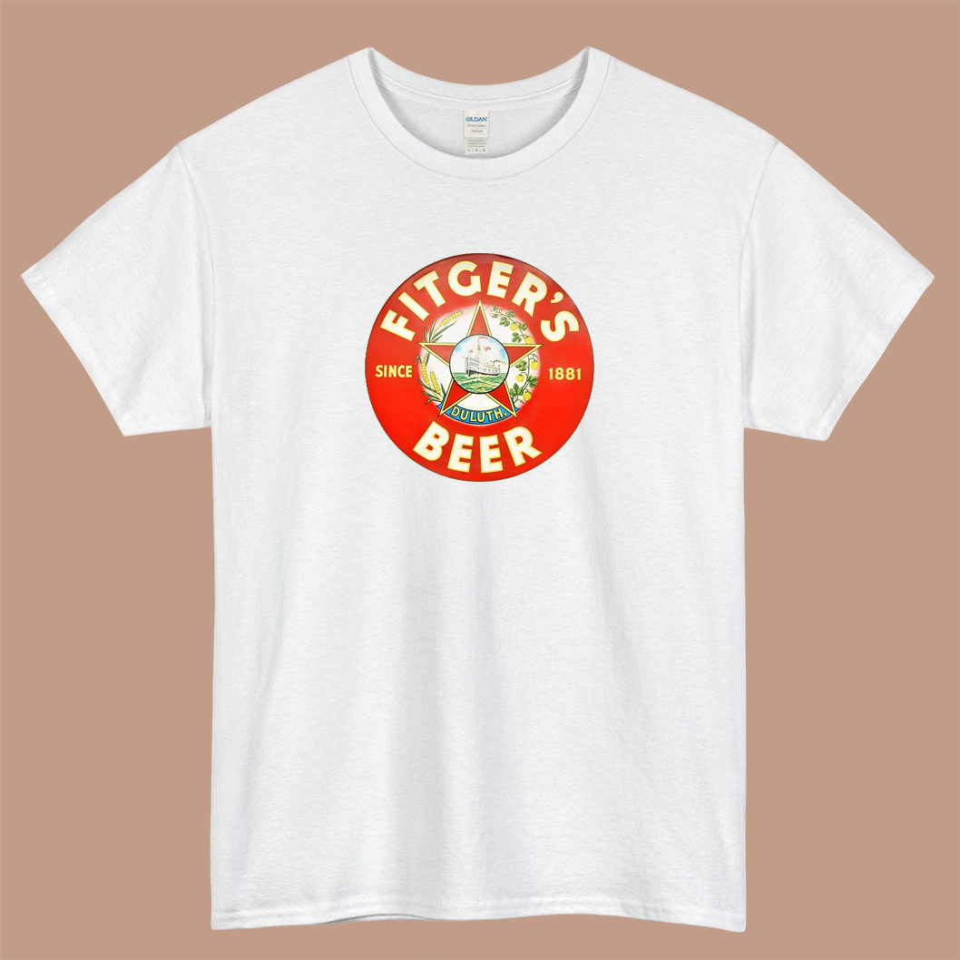 Fitger's Beer Duluth Logo Mens Unisex Short Sleeve T-Shirt Size S-3XL - P