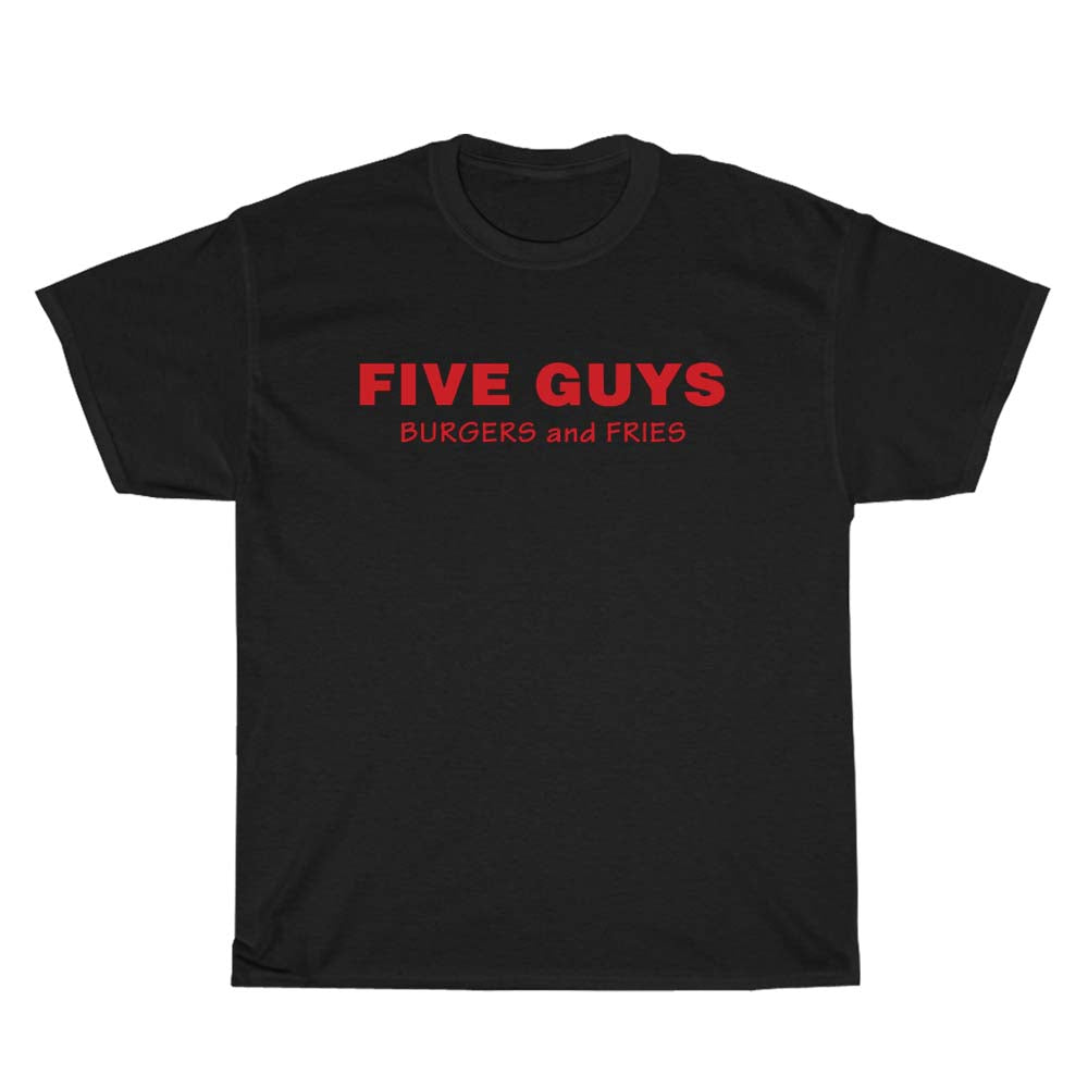 Five Guys Burgers and Fried Logo Men's Unisex T Shirt Size S to 3XL