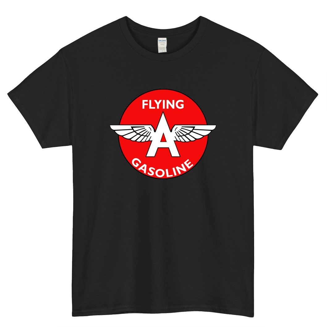 Flying A Gasoline Logo Mens Unisex Short Sleeve T-Shirt Size S-3XL - P